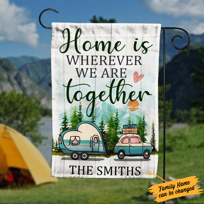 Personalized Camping Garden Flag JN302 85O34 1