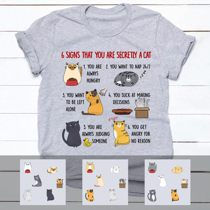 Personalized Cat Lady Six Signs T Shirt OB61 87O53 1