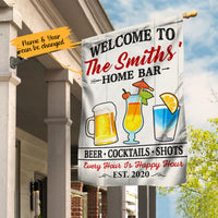Personalized Home Bar Happy Hour Flag AG133 67O65 thumb 1