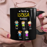 Personalized Grandma Grandpa Belongs Finnish Isoisä Isoäiti Mug AP72 81O34 thumb 1