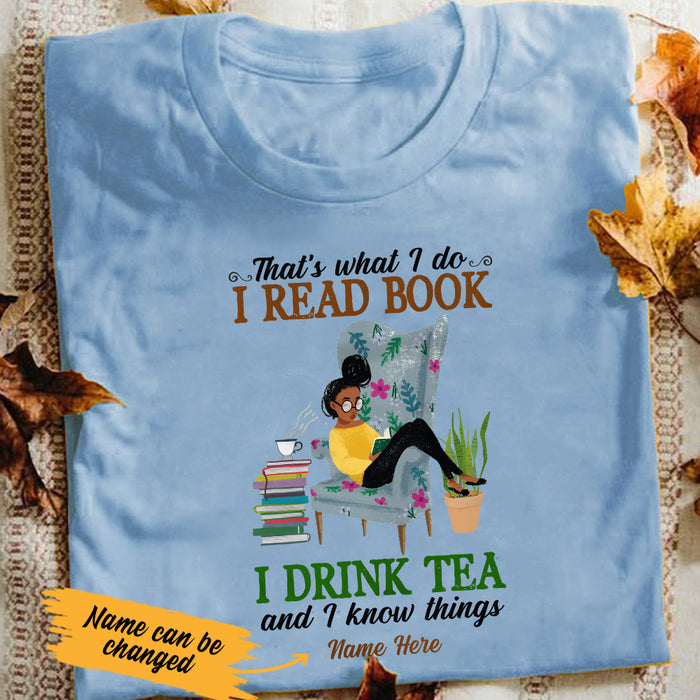 Personalized BWA Books I Know Things T Shirt AG311 67O53 1