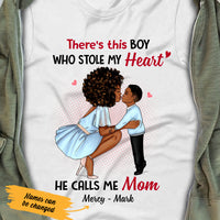 Personalized BWA Mom There This Boy T Shirt AG101 30O47 thumb 1