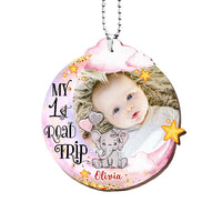 Personalized Gift For Baby My First Road Trip Custom Photo Ornament 31569 thumb 1