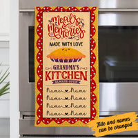 Personalized Grandma Kitchen Memories Made With Love Towel DB103 67O60 thumb 1