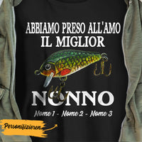 Personalized Dad Fishing Italian Papà T Shirt MR311 95O36 thumb 1