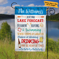 Personalized Lake Forecast Gardening Flag AG131 87O34 thumb 1
