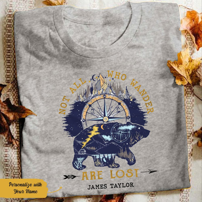 Personalized Camping  White T Shirt JN52 95O58 1