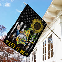 Hippie Gnome In Sunflower Flag JL83 65O34 thumb 1