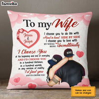 Personalized To My Wife I Choose You Pillow JN221 30O31 thumb 1