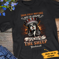 Personalized Skull Your First Mistake T Shirt JL302 95O34 thumb 1