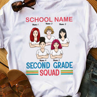 Personalized Teacher Squad T Shirt JN282 30O53 thumb 1