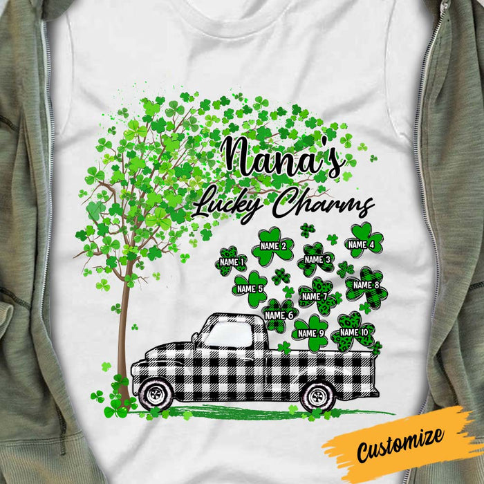 Personalized Grandma Patrick's Day T Shirt FB152 30O57 1