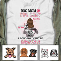 Personalized Dog Mom Fur Baby T Shirt MR184 26O60 thumb 1