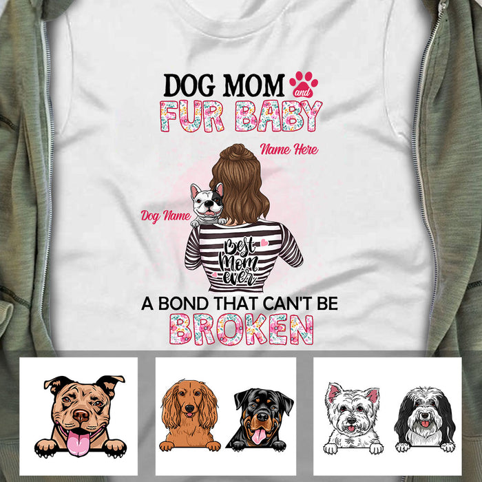 Personalized Dog Mom Fur Baby T Shirt MR184 26O60 1