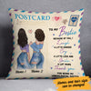 Personalized To My Bestie Friends Pillow FB41 30O60 (Insert Included) 1