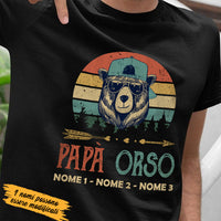 Personalized Dad Camping  Papà Italian T Shirt AP138 30O57 thumb 1