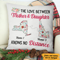 Personalized Love Between Long Distance  Pillow SB2421 30O47 (Insert Included) thumb 1