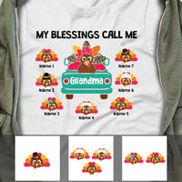 Personalized Grandma Turkey Thanksgiving Christmas T Shirt OB142 85O47 thumb 1