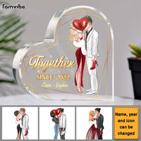 Personalized Gift For Couple Together Since Acrylic Plaque 22803 thumb 1