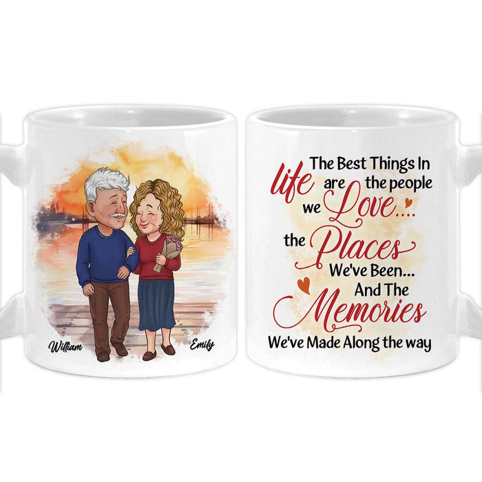 Personalized Gift For Couples The Memories We've Made  Along The Way Mug 31203 1