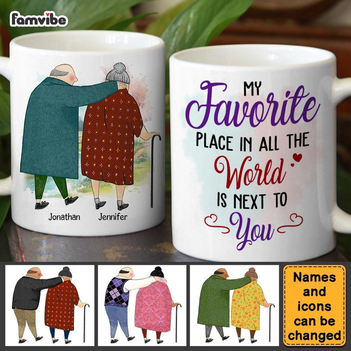 Personalized Couple My Favorite Place In All The World Is Next To You Mug 31132 1
