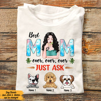 Personalized Dog Mom Beach T Shirt JN114 30O47 thumb 1