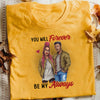 Personalized BWA Couple Forever Always T Shirt AG111 65O57 1