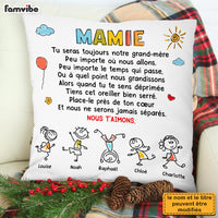 Personalized Gift For Grandma French Mamie Doodle Pillow 30169 thumb 1
