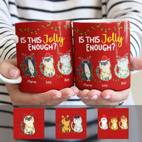 Personalized Cat Christmas Mug OB252 87O58 thumb 1