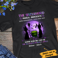 Personalized Witch Friends Magical Sisterhood T Shirt AG242 28O34 thumb 1