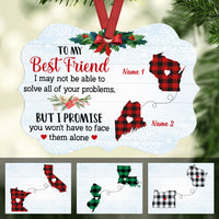 Personalized Long Distance To Best Friend Benelux Ornament NB182 30O47 thumb 1
