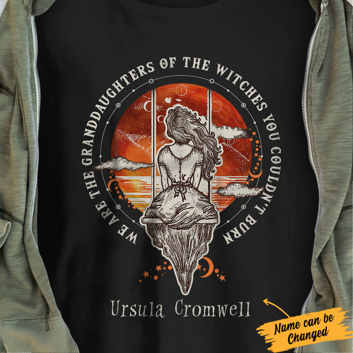 Personalized Granddaughter Of The Witches Halloween T Shirt JL161 81O34 1