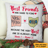 Personalized Best Friends Long Distance  Pillow SB2433 30O47 (Insert Included) thumb 1