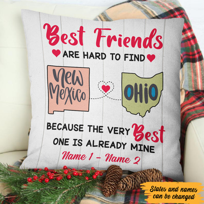 Personalized Best Friends Long Distance  Pillow SB2433 30O47 (Insert Included) 1