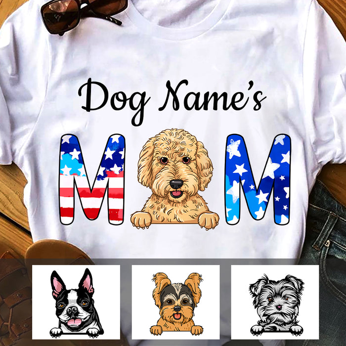 Personalized Dog Mom T Shirt MY211 26O47 1