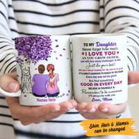 Personalized Mother With Daughter Tree Mug FB261 73O47 thumb 1
