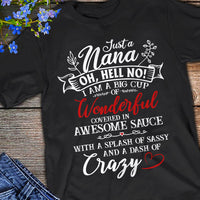 Nana Grandma Big Cup Of Wonderful T Shirt  DB1917 81O60 thumb 1