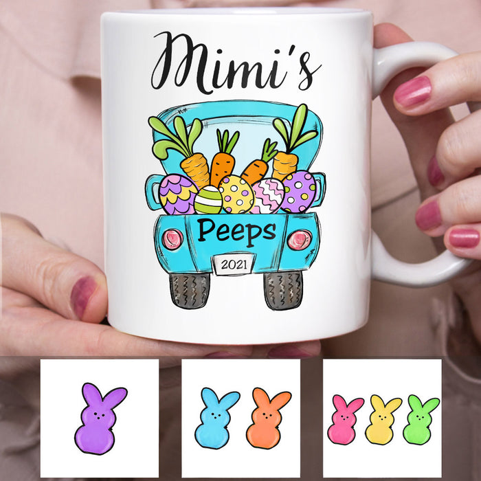 Personalized Grandma Peeps Easter Truck Mug FB192 67O53 1