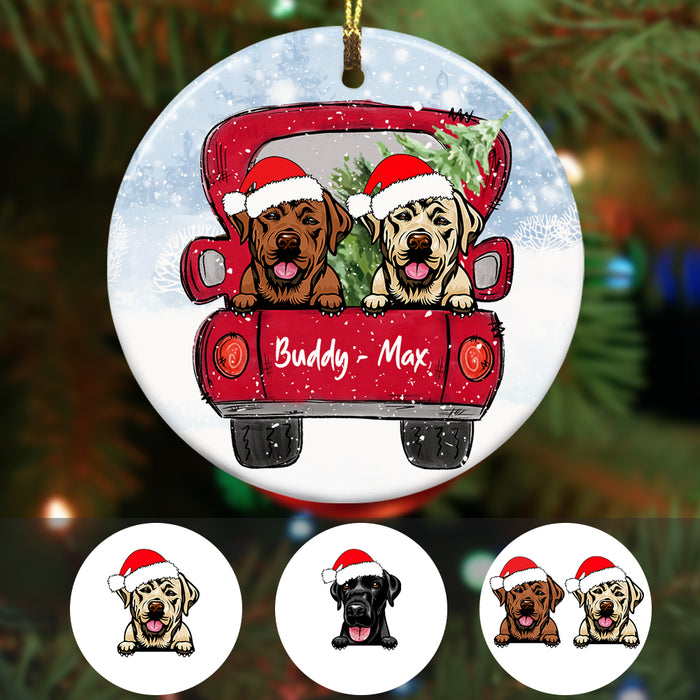 Personalized Labrador Retriever Dog Christmas Ornament SB301 81O34 1
