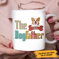 Personalized Dog Father Happy Father's Day Mug JN8771 67O47 thumb 1