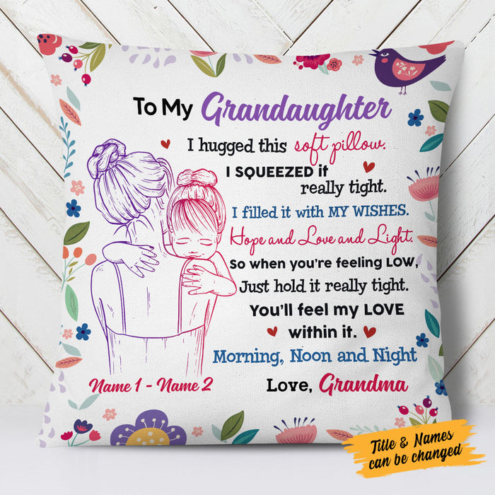 Personalized Mom Grandma To Daughter Hug Pillow MR51 81O58 (Insert Included) 1
