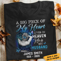 Personalized Husband & Wife Heaven T Shirt JN193 81O34 thumb 1