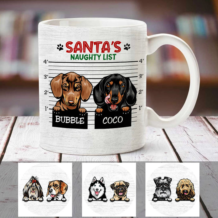 Personalized Santa Naughty List Christmas Mug OB144 85O53 1