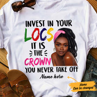 Personalized BWA Locs The Crown You Never Take Off T Shirt AG313 67O57 thumb 1