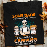 Personalized Camping Dad Grandpa T Shirt JN181 26O34 thumb 1