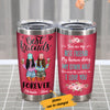Personalized You Mean The World To Me BWA Friends Steel Tumbler AG43 28O57 1