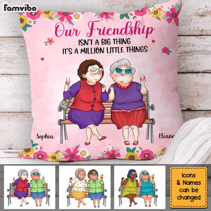Personalized Gift For Friends It's A Million Little Things Pillow 30821 1
