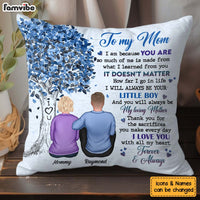 Personalized Gift For Mom From Son Pillow 31976 thumb 1