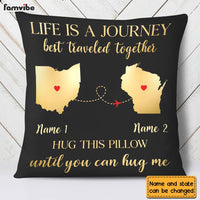 Personalized A Journey Long Distance  Pillow SB251 85O36 thumb 1