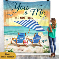 Personalized We Got This Fleece Blanket JN262 73O57 thumb 1
